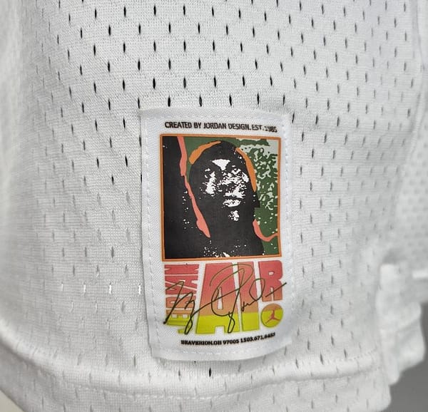 NBA Jordan White Vest Shirts #K000174 - Image 3