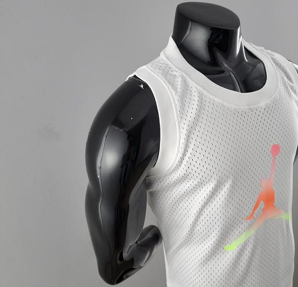 NBA Jordan White Vest Shirts #K000174 - Image 4