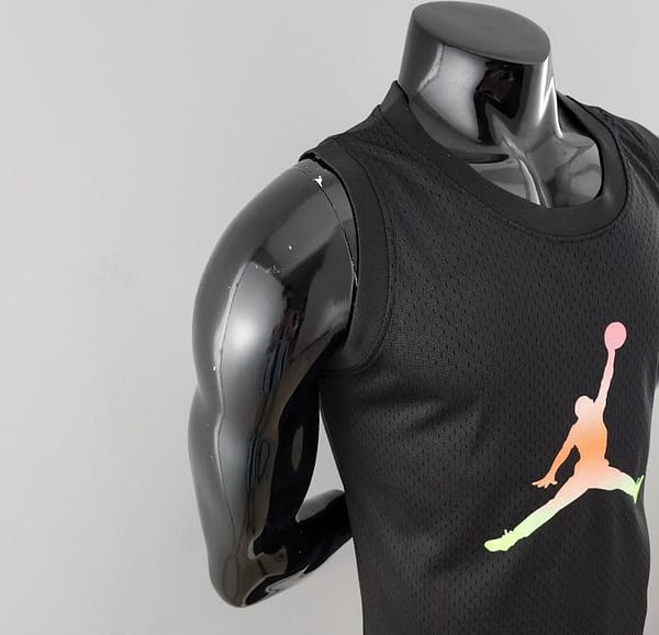 NBA Jordan Black Vest Shirts #K000175 - Image 2