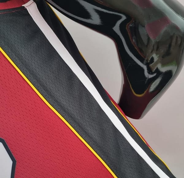75th Anniversary Miami Heat Jordan WADE #3 Burgundy NBA Jersey - Image 5