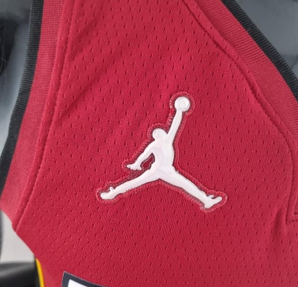 75th Anniversary Miami Heat Jordan WADE #3 Burgundy NBA Jersey - Image 7