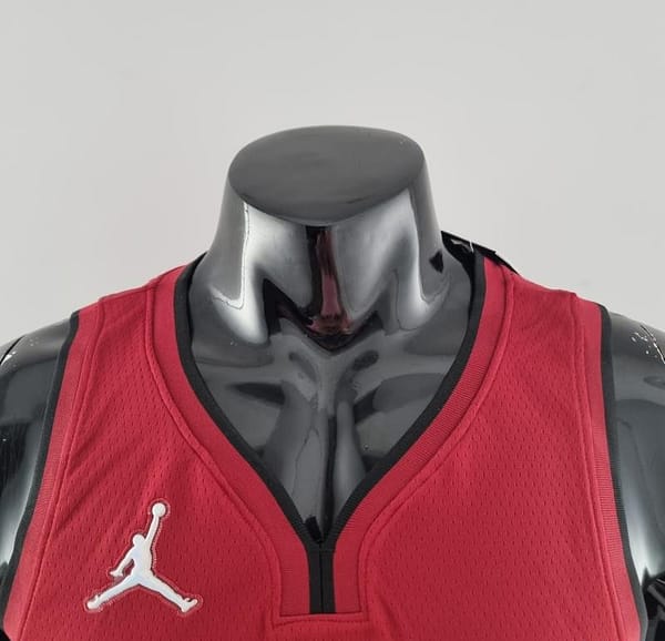 75th Anniversary Miami Heat Jordan WADE #3 Burgundy NBA Jersey - Image 8