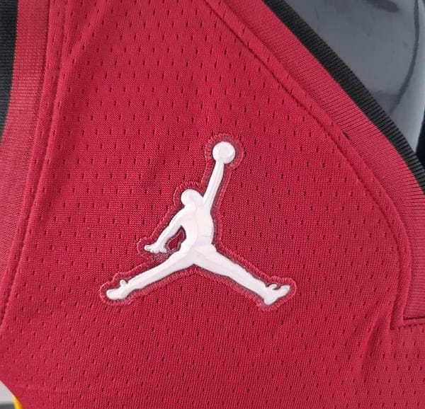 75th Anniversary Miami Heat Jordan OLADIPO#4 Burgundy NBA Jersey - Image 5