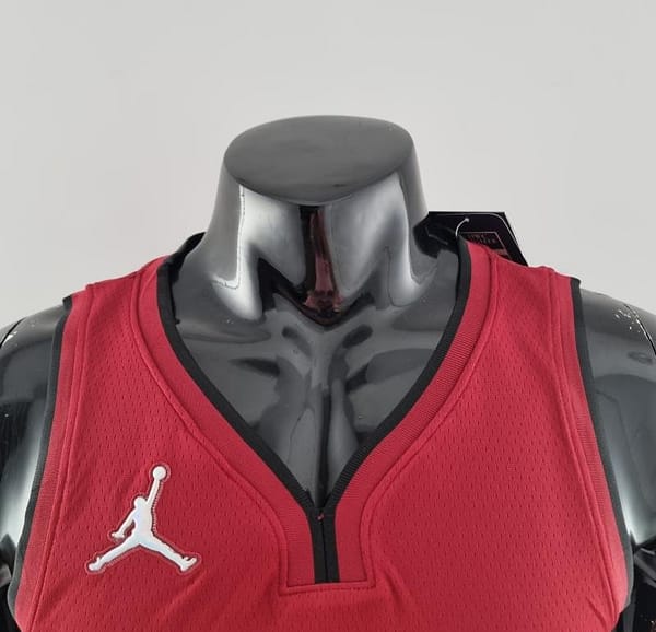 75th Anniversary Miami Heat Jordan ADEBAYO#13 Burgundy NBA Jersey - Image 6