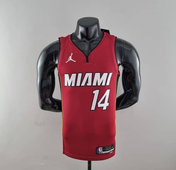 75th Anniversary Miami Heat Jordan HERRO#14 Burgundy NBA Jersey