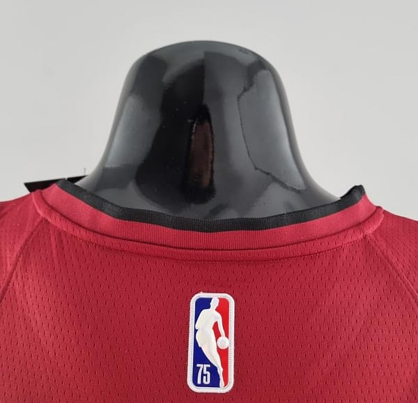 75th Anniversary Miami Heat Jordan BUTLER#22 Burgundy NBA Jersey - Image 2