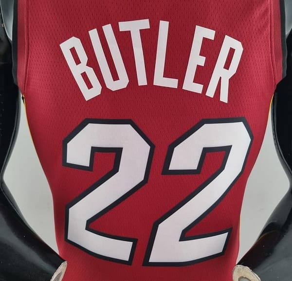 75th Anniversary Miami Heat Jordan BUTLER#22 Burgundy NBA Jersey - Image 3