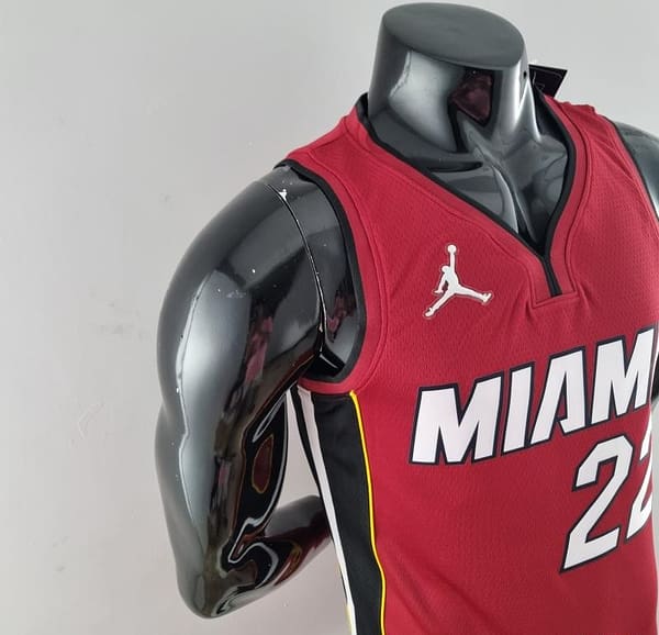 75th Anniversary Miami Heat Jordan BUTLER#22 Burgundy NBA Jersey - Image 7