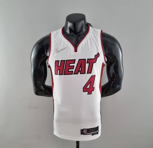 75th Anniversary Miami Heat OLADIPO#4 White NBA Jersey