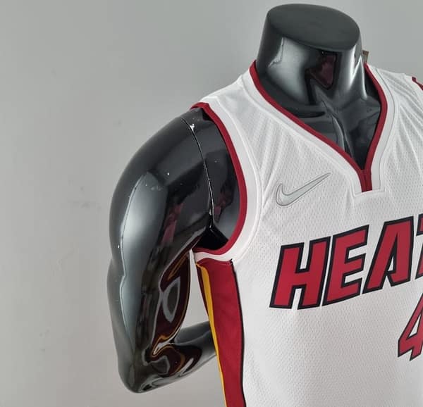 75th Anniversary Miami Heat OLADIPO#4 White NBA Jersey - Image 6