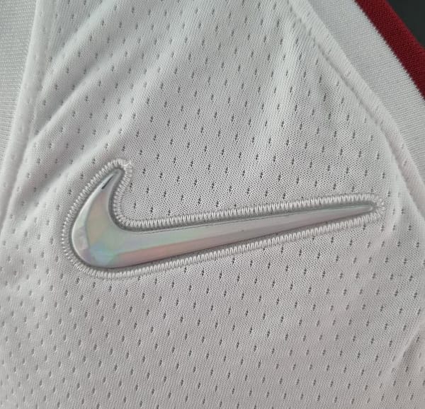 75th Anniversary Miami Heat ADEBAYO#13 White NBA Jersey - Image 8