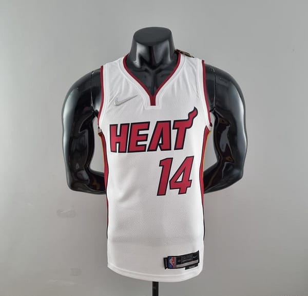 75th Anniversary Miami Heat HERRO#14 White NBA Jersey