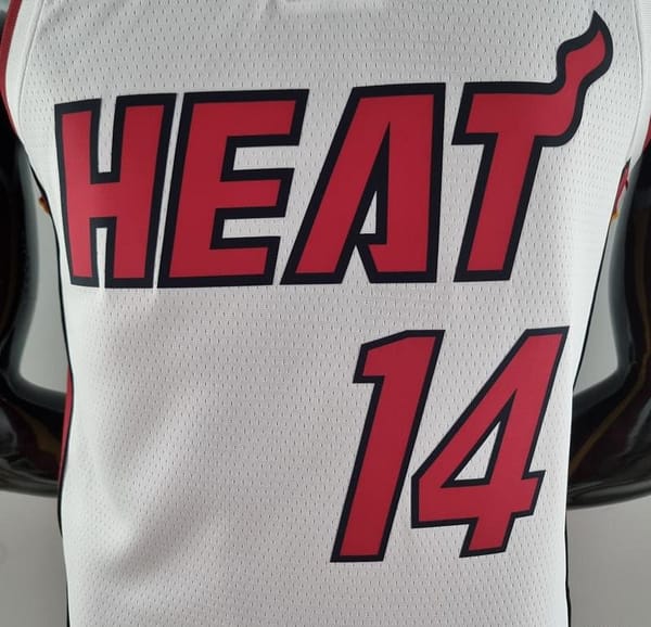 75th Anniversary Miami Heat HERRO#14 White NBA Jersey - Image 7