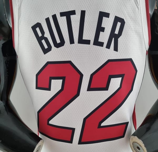 75th Anniversary Miami Heat BUTLER#22 White NBA Jersey - Image 4