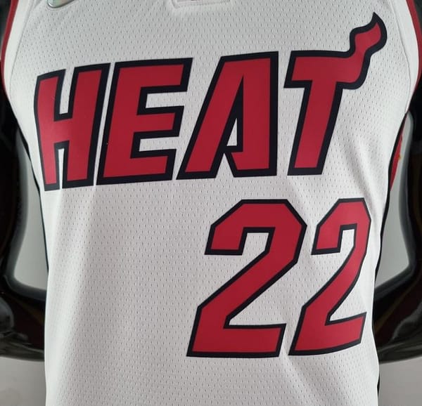 75th Anniversary Miami Heat BUTLER#22 White NBA Jersey - Image 10