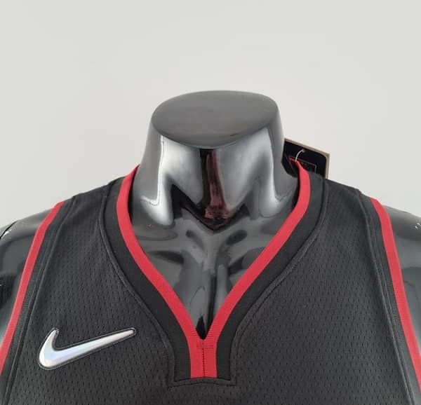 75th Anniversary Miami Heat HERRO#14 Black NBA Jersey - Image 6