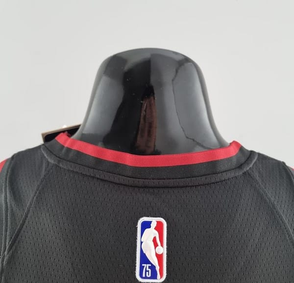 75th Anniversary Miami Heat HERRO#14 Black NBA Jersey - Image 8