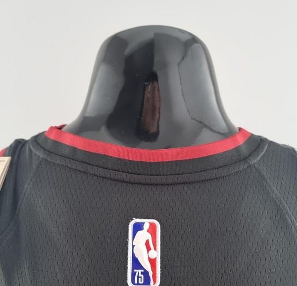 75th Anniversary Miami Heat BUTLER#22 Black NBA Jersey - Image 2
