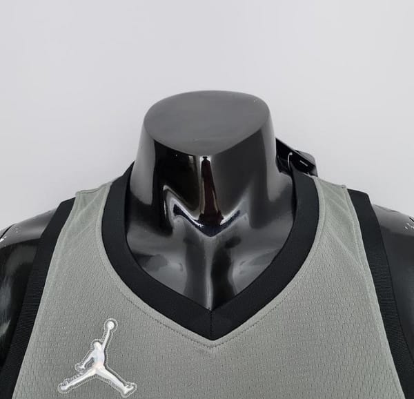 75th Anniversary Harden #13 Brooklyn Nets City Edition Gray NBA Jersey - Image 7