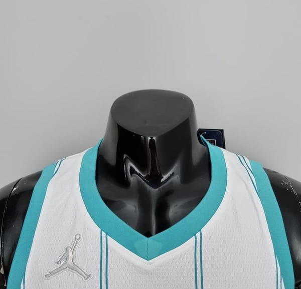 75th Anniversary BALL #1 Charlotte Hornets White NBA Jersey - Image 5