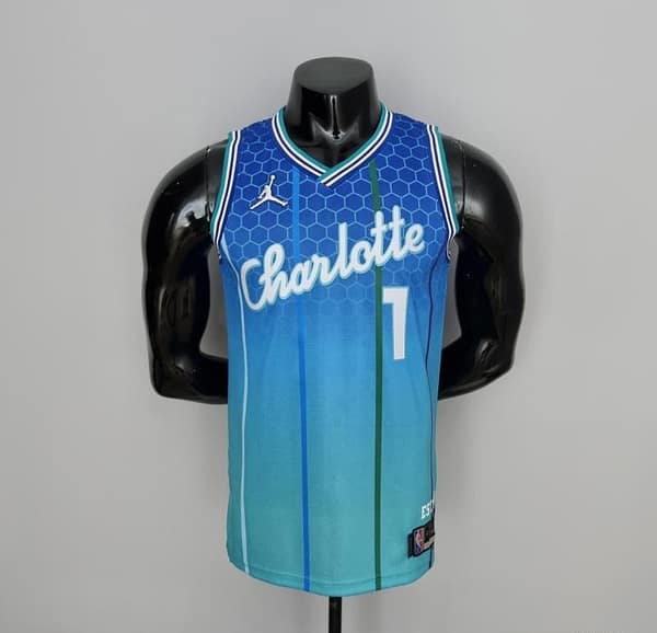 2022 BALL#1 Charlotte Hornets City Edition Blue NBA Jersey