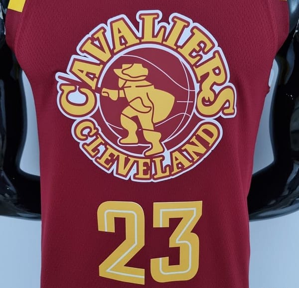 2022 Cleveland Cavaliers JAMES#23 Urban Edition Red NBA Jersey - Image 6