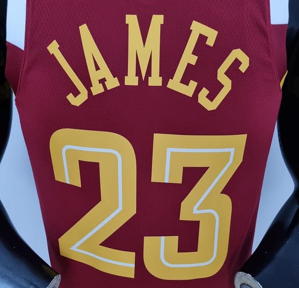 2022 Cleveland Cavaliers JAMES#23 Urban Edition Red NBA Jersey - Image 8