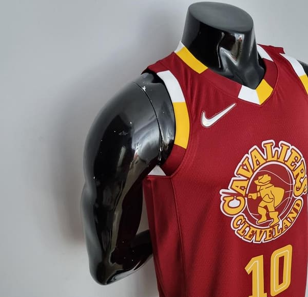 2022 Cleveland Cavaliers GARLAND#10 Urban Edition Red NBA Jersey - Image 5