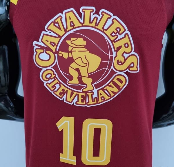2022 Cleveland Cavaliers GARLAND#10 Urban Edition Red NBA Jersey - Image 8