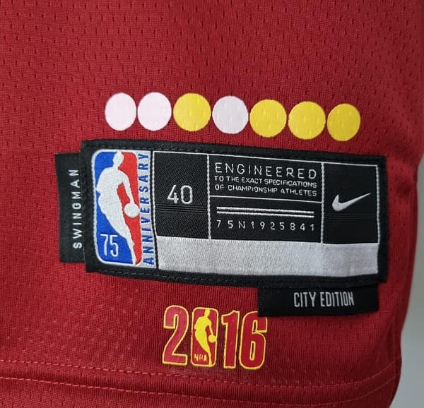 2022 Cleveland Cavaliers GARLAND#10 Urban Edition Red NBA Jersey - Image 9