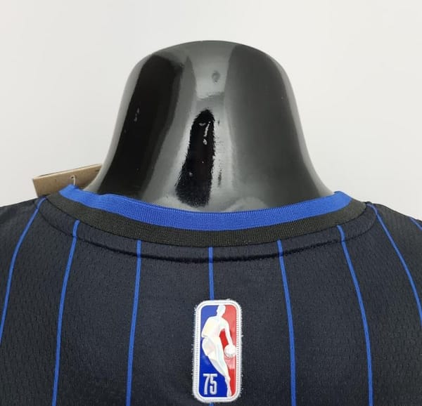 75th Anniversary McGrady #1 Orlando Magic Black NBA Jersey - Image 10
