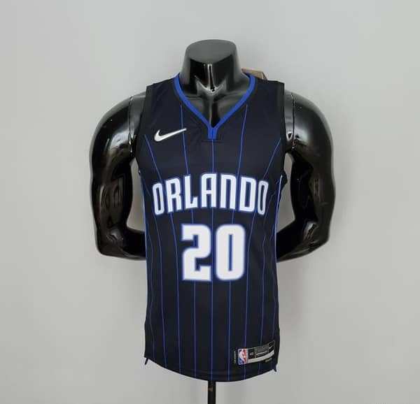 75th Anniversary Fultz#20 Orlando Magic Black NBA Jersey