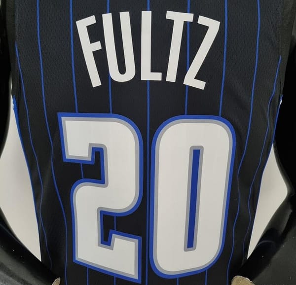 75th Anniversary Fultz#20 Orlando Magic Black NBA Jersey - Image 3