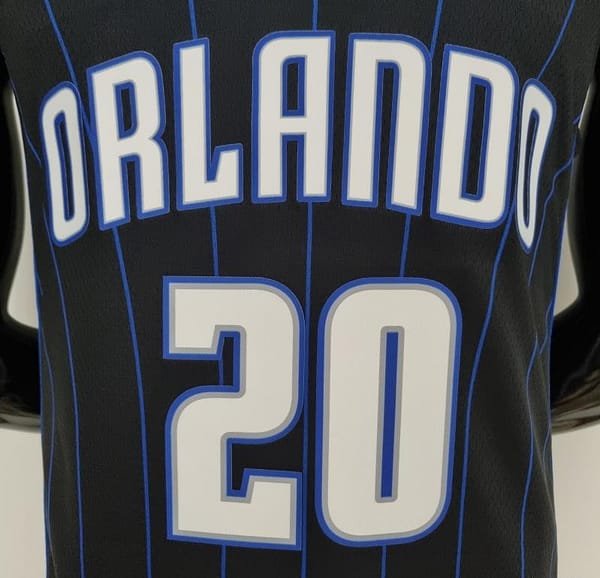75th Anniversary Fultz#20 Orlando Magic Black NBA Jersey - Image 8