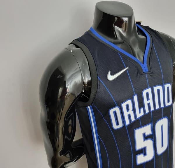 75th Anniversary Anthony#50 Orlando Magic Black NBA Jersey - Image 4