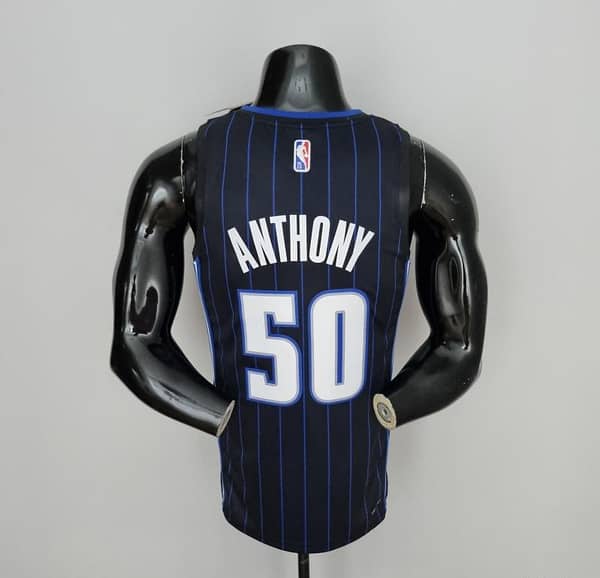 75th Anniversary Anthony#50 Orlando Magic Black NBA Jersey - Image 10