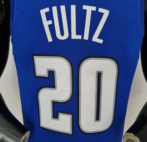 75th Anniversary Fultz#20 Orlando Magic Blue NBA Jersey - Image 3