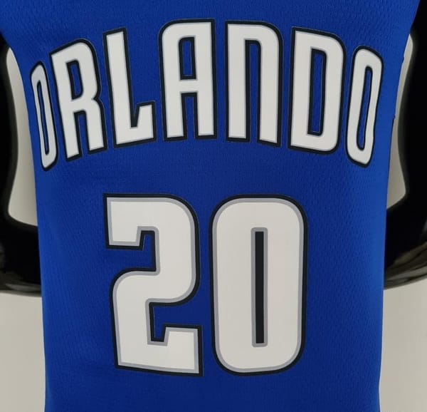 75th Anniversary Fultz#20 Orlando Magic Blue NBA Jersey - Image 8