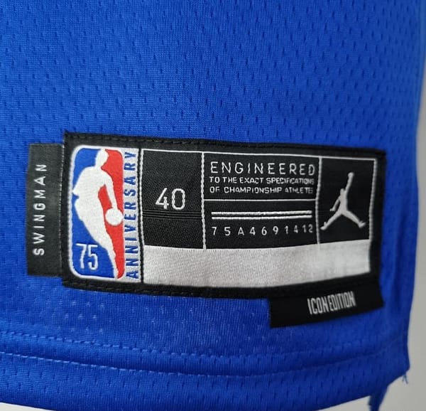 75th Anniversary Fultz#20 Orlando Magic Blue NBA Jersey - Image 9