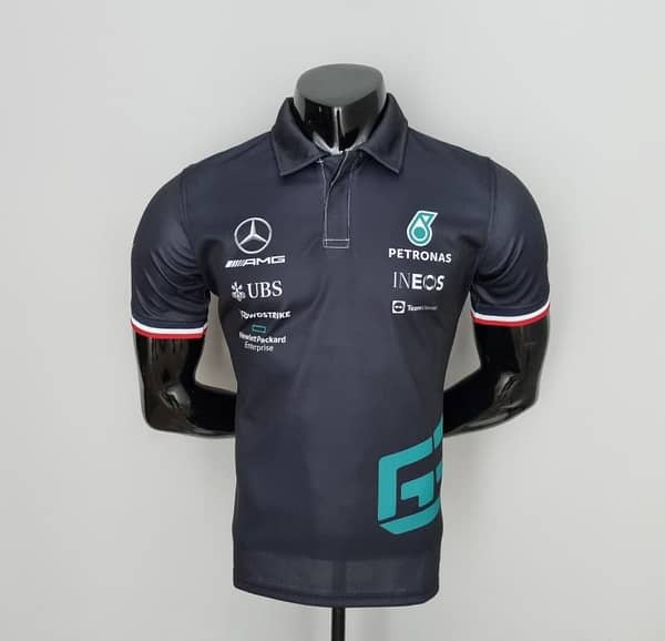 2022 F1 Formula One; Mercedes Benz #63 Polo Black