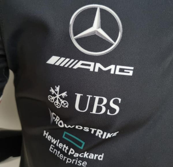 2022 F1 Formula One; Mercedes Benz #63 Polo Black - Image 4