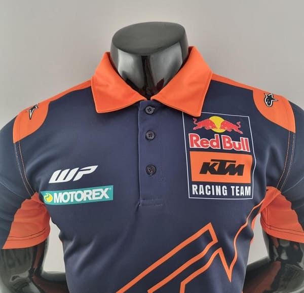 2022 F1 Formula One; KTM Polo Blue Orange - Image 3