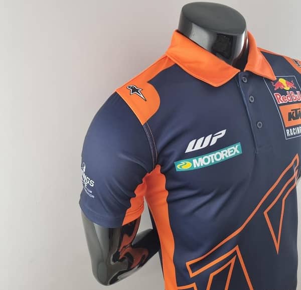 2022 F1 Formula One; KTM Polo Blue Orange - Image 9