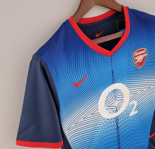 Retro Arsenal 02/04 Away Soccer Jersey - Image 6
