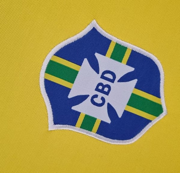 Retro Brazil 1970 Home Soccer Jersey - Image 3