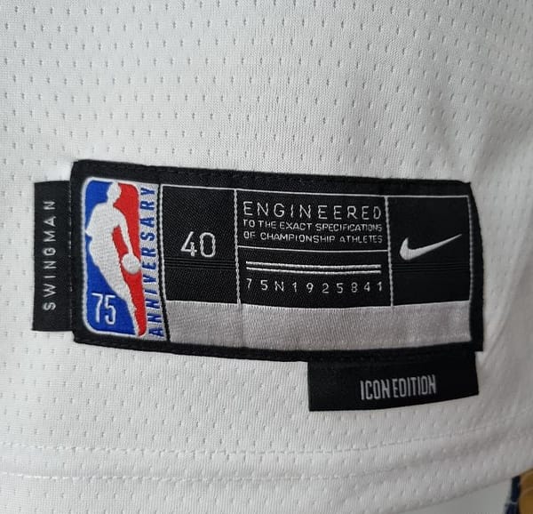 75th Anniversary New Orleans Pelicans Ingram #14 White NBA Jersey - Image 4