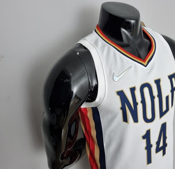 2022 New Orleans Pelicans Ingram#14 City Edition Williams #1 White NBA Jersey - Image 4