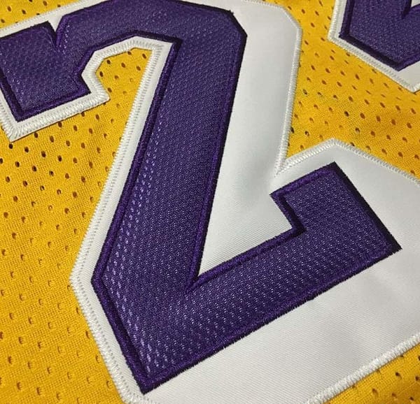 Men's Kobe Bryant Yellow Retro Classic Team Jersey - Image 4