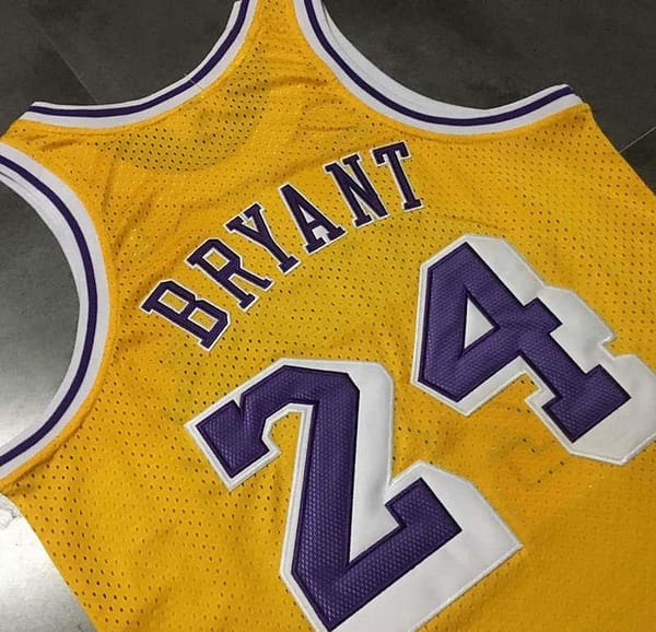 Men's Kobe Bryant Yellow Retro Classic Team Jersey - Image 6