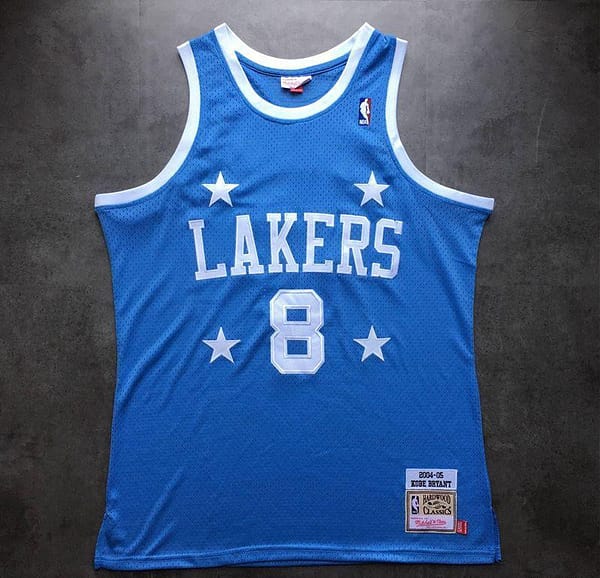 Men's Kobe Bryant Blue Retro Classic Team Jersey